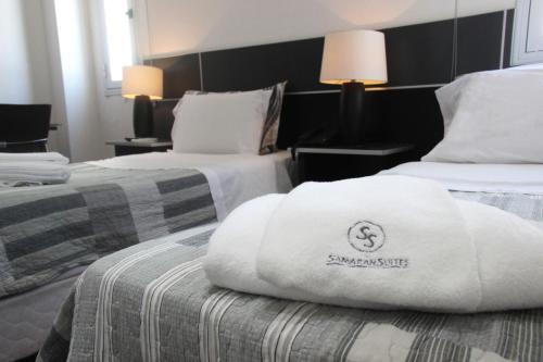 Imagen de la habitación del Hotel SAMAR&Aacute;N SUITES. Foto 18