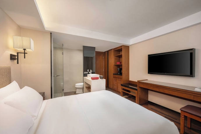 Imagen de la habitación del Hotel SSAW Boutique Hotel Sanya Dadonghai. Foto 9
