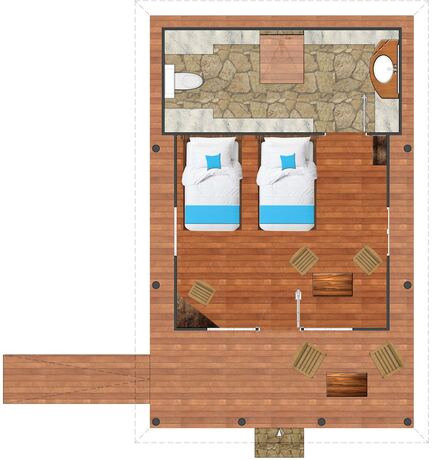 Imagen general del Hotel Saadani Safari Lodge - bush, river, beach (All Inclusive! meals / drinks and Safaris!). Foto 3