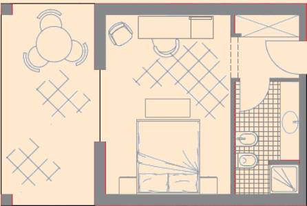 Imagen de la habitación del Hotel S'abba E Sa Murta. Foto 12