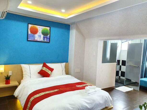 Imagen de la habitación del Hotel Saigon Sweet Hotel. Foto 9