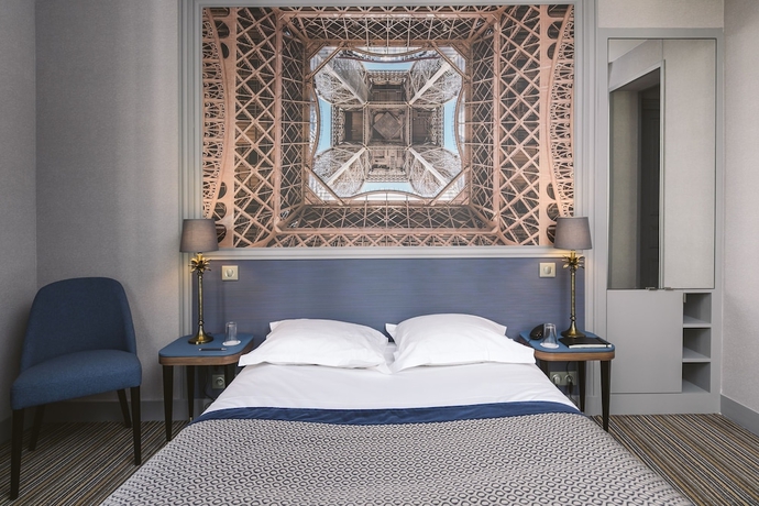 Imagen de la habitación del Hotel Saint Christophe, Barrio Latino-Pante&oacute;n. Foto 11