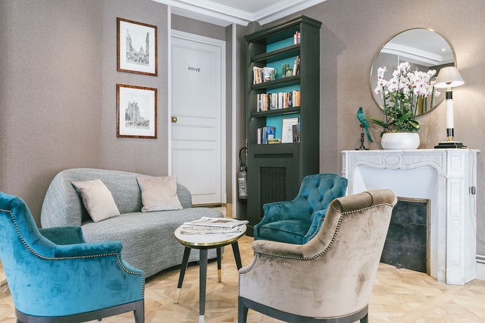 Imagen de los interiores del Hotel Saint Christophe, París. Foto 17