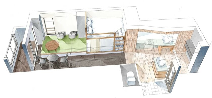 Imagen de la habitación del Hotel Sakura Cross Uenoiriya Annex. Foto 18