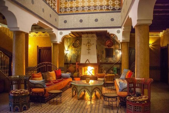Imagen de los interiores del Hotel Salama, Tafraoute. Foto 13