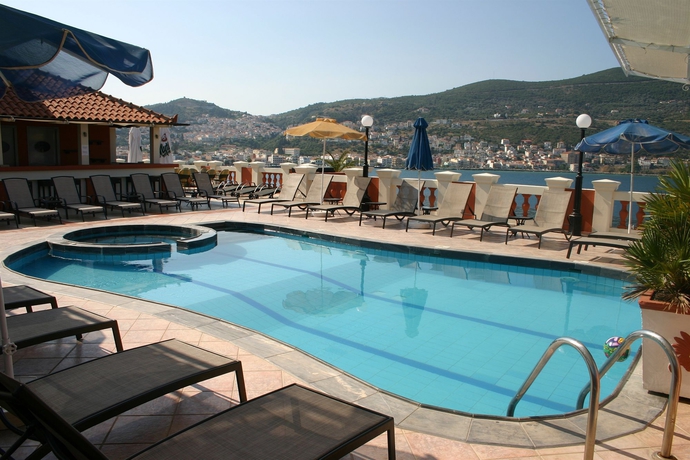 Imagen de la piscina del Hotel Samos, Municipal Unit of Vathy. Foto 10