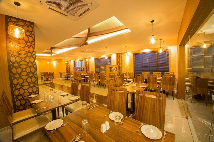 Imagen del bar/restaurante del Hotel Samudra Mysore. Foto 6