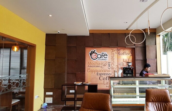 Imagen del bar/restaurante del Hotel Samudra Mysore. Foto 8