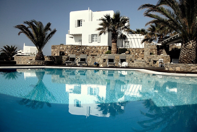 Imagen de la piscina del Hotel San Giorgio, Mikonos. Foto 16