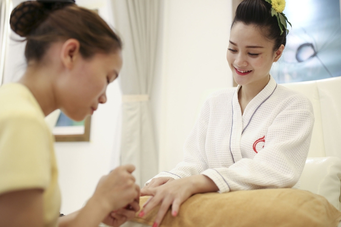 Imagen de la piscina del Hotel Sandy Beach Resort Da Nang. Foto 13
