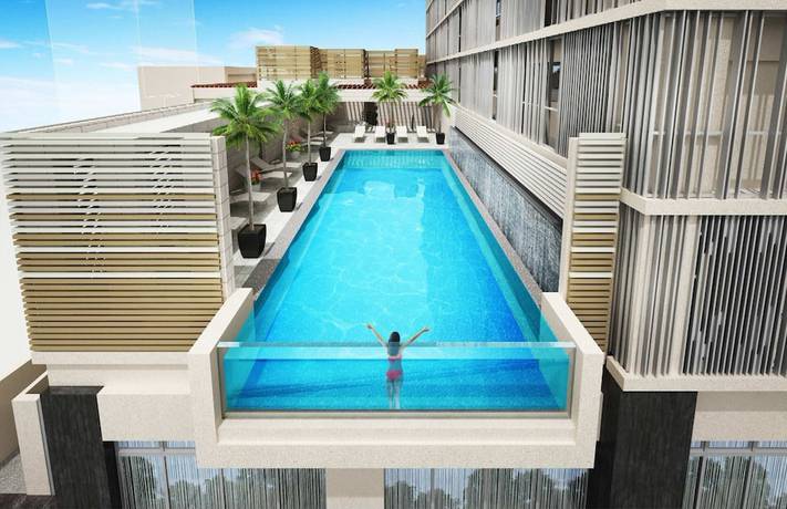 Imagen de la piscina del Hotel Sansui Naha. Foto 8