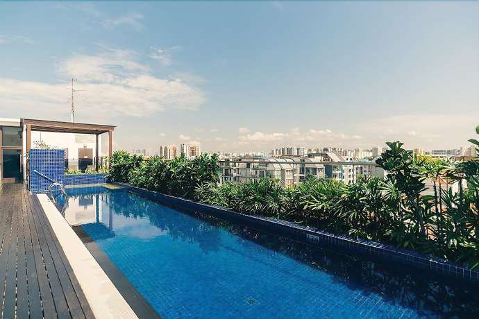 Imagen de la piscina del Hotel Santa Grand East Coast. Foto 9