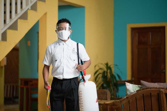 Imagen de los interiores del Hotel Santana, San Miguel. Foto 18