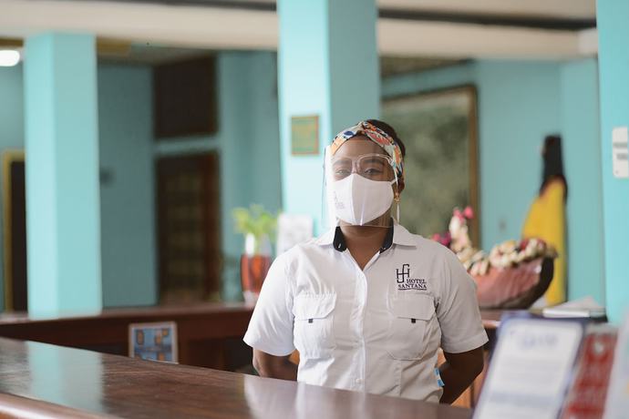 Imagen de los interiores del Hotel Santana, San Miguel. Foto 19