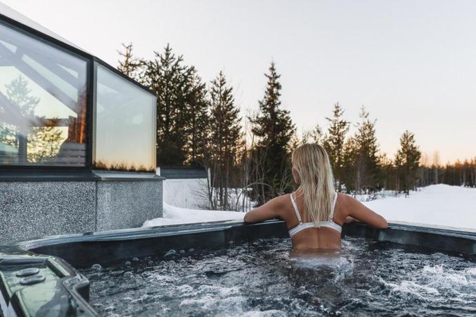 Imagen de los exteriores del Hotel Santa's Igloos Arctic Circle. Foto 12