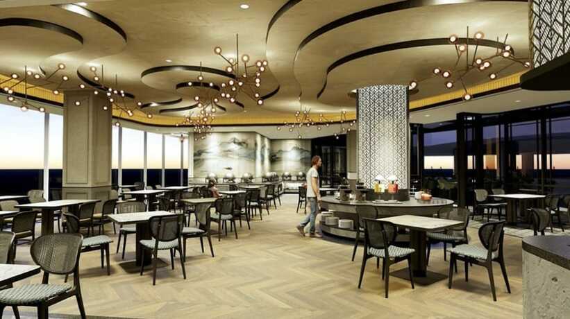 Imagen del bar/restaurante del Hotel Santika Premiere Lampung. Foto 7