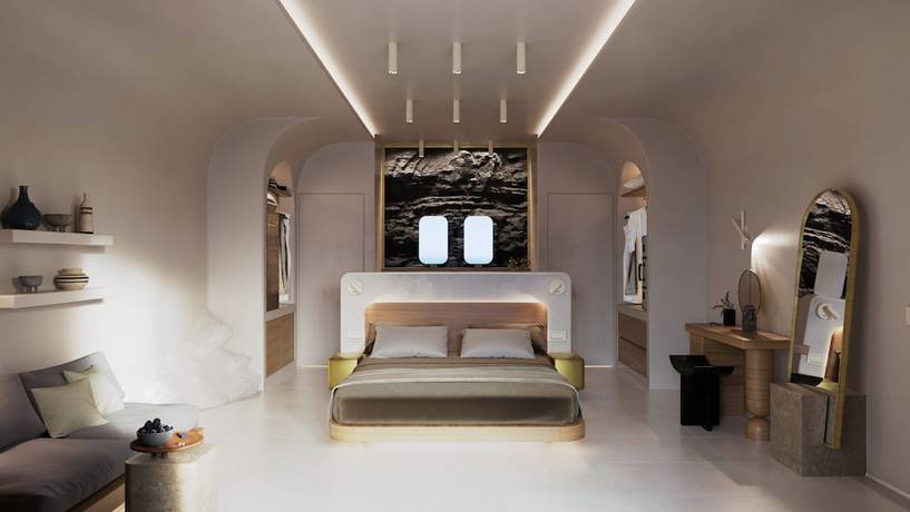 Imagen de la habitación del Hotel Santo Mine Oia Suites. Foto 4