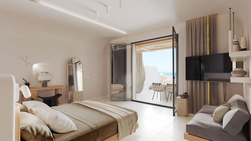 Imagen de la habitación del Hotel Santo Mine Oia Suites. Foto 5
