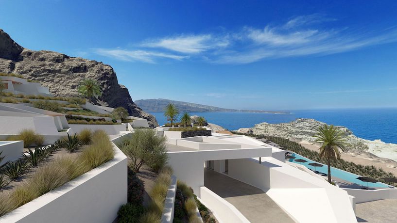 Imagen de los interiores del Hotel Santo Mine Oia Suites. Foto 12