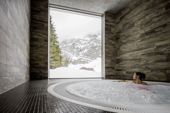 Imagen de la piscina del Hotel Säntis - Das. Foto 20