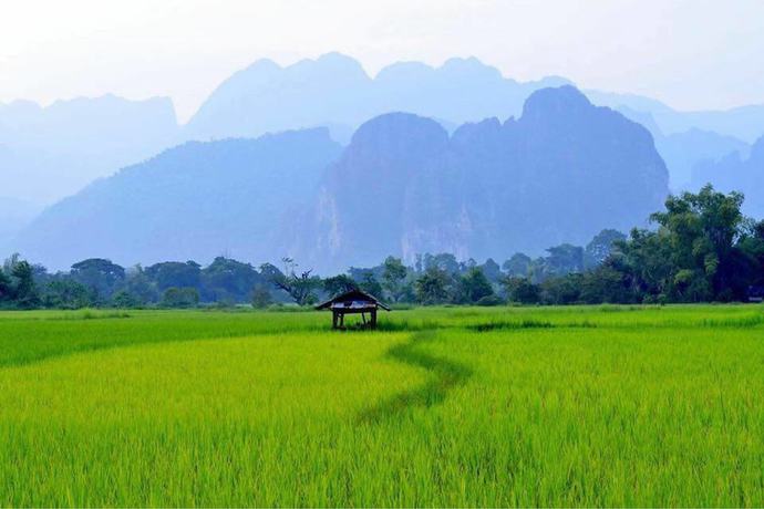 Imagen de la habitación del Hotel Savanh Sunset View Resort, Vang Vieng. Foto 18