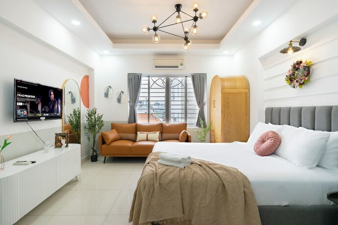 Imagen de la habitación del Hotel SaziHome 12 Ton That Tung. Foto 11