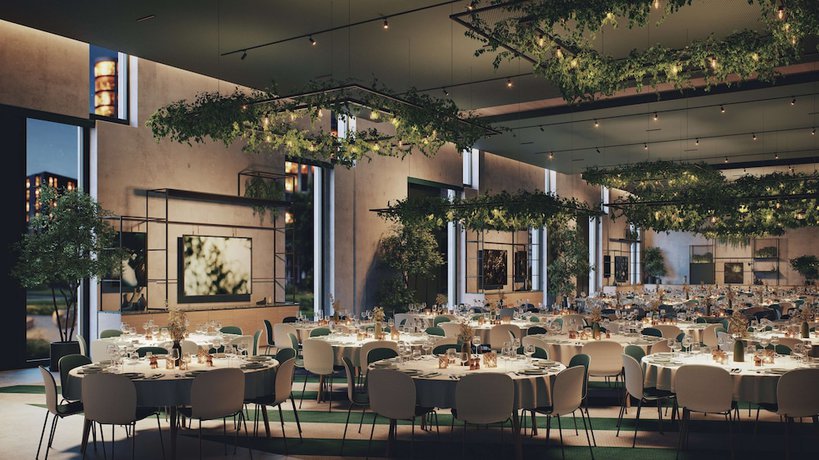 Imagen del bar/restaurante del Hotel Scandic Frankfurt Hafenpark. Foto 3