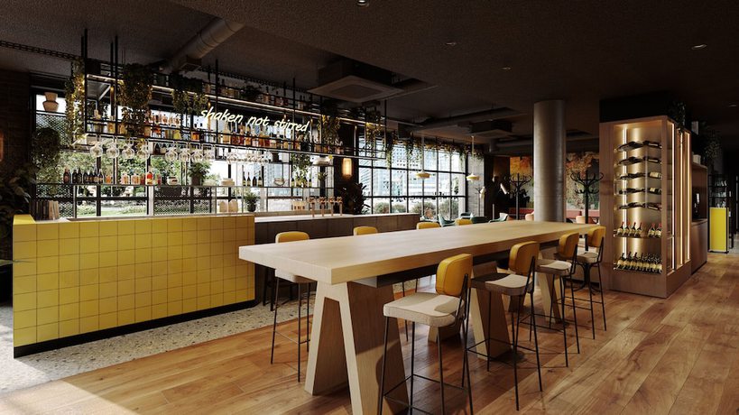 Imagen del bar/restaurante del Hotel Schani UNO City. Foto 4