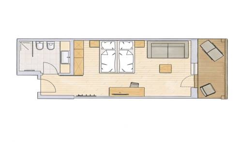 Imagen de la habitación del Hotel Scherer, Valdaora. Foto 8