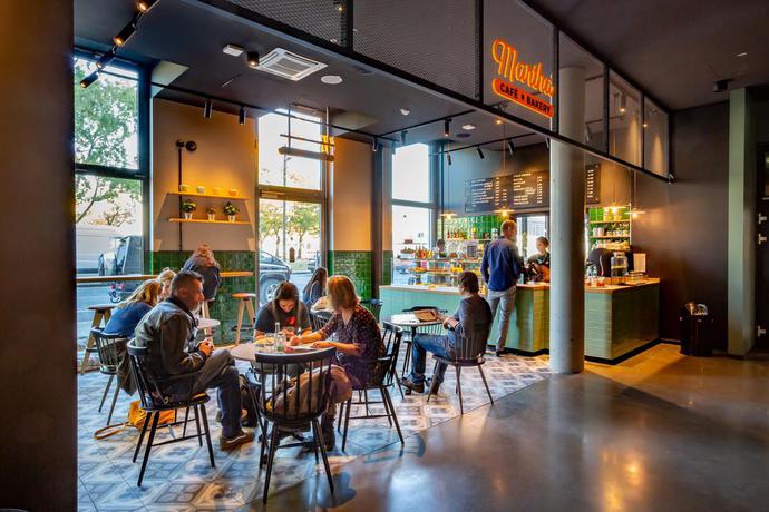 Imagen del bar/restaurante del Hotel Schulz Hotel Berlin Wall At The East Side Gallery. Foto 5