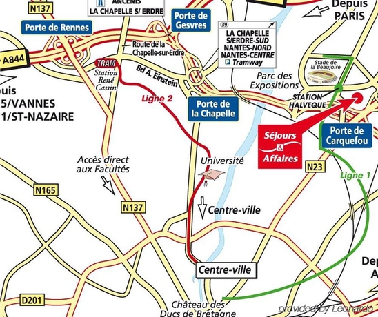 Imagen general del Hotel Séjours and Affaires Nantes La Beaujoire. Foto 4