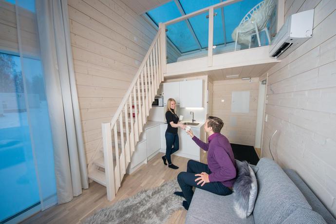 Imagen de la habitación del Hotel Seaside Glass Villa. Foto 6