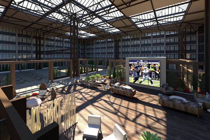 Imagen de los exteriores del Hotel Seattle Airport Marriott. Foto 15