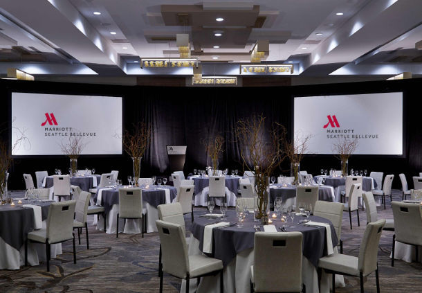 Imagen de los interiores del Hotel Seattle Marriott Bellevue. Foto 9
