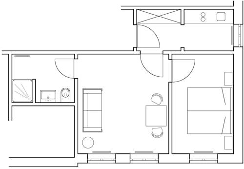 Imagen de la habitación del Hotel Seem&ouml;we. Foto 7