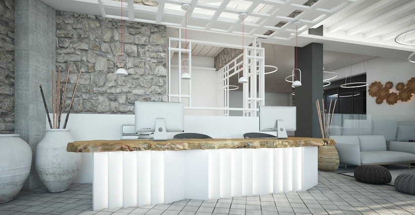 Imagen de los interiores del Hotel Semeli Coast Mykonos Curio Collection by Hilton. Foto 16