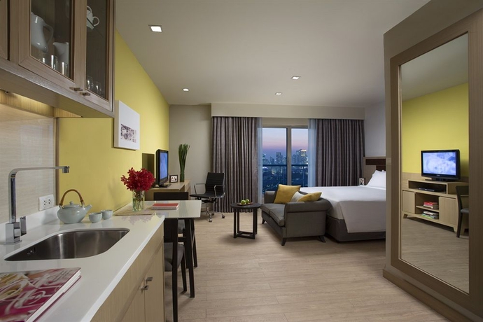 Imagen de la habitación del Hotel Shama Lakeview Asoke Bangkok. Foto 2