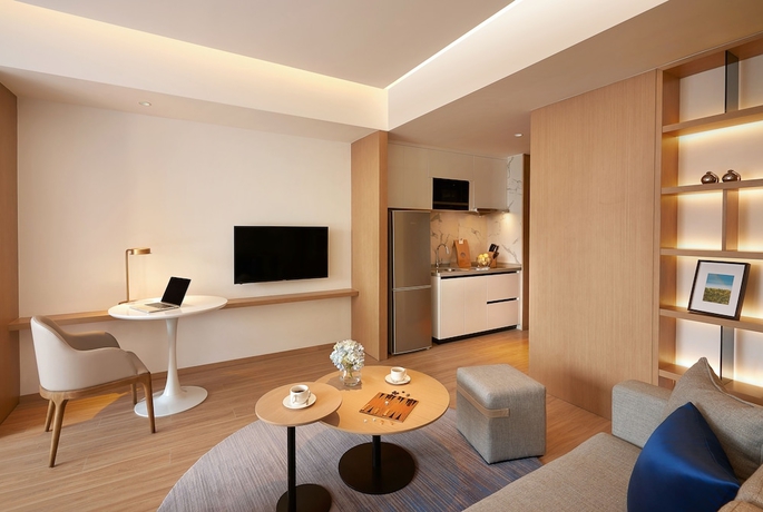 Imagen de la habitación del Hotel Shama Serviced Apartments Zijingang Hangzhou. Foto 7