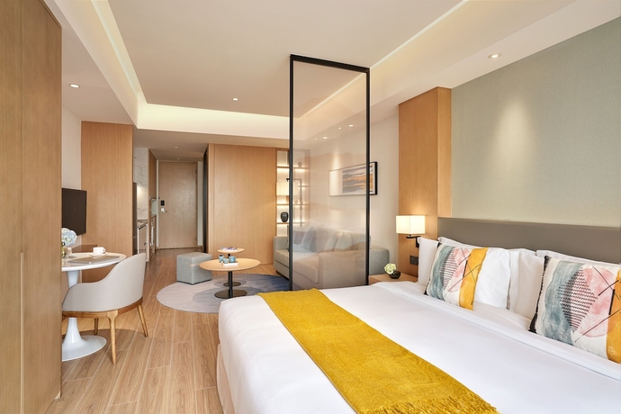 Imagen de la habitación del Hotel Shama Serviced Apartments Zijingang Hangzhou. Foto 8