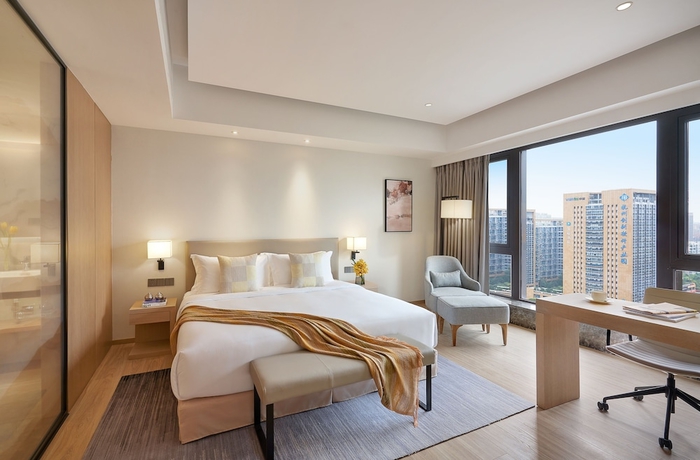 Imagen de la habitación del Hotel Shama Serviced Apartments Zijingang Hangzhou. Foto 15