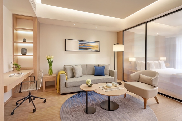 Imagen de la habitación del Hotel Shama Serviced Apartments Zijingang Hangzhou. Foto 16