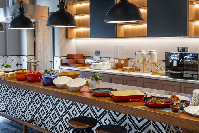 Imagen del bar/restaurante del Hotel Shanghai Hongqiao Tongpai. Foto 8