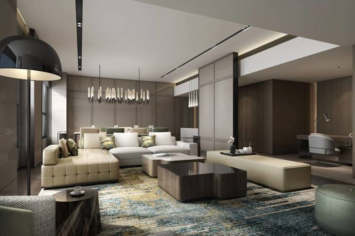 Imagen de la habitación del Hotel Shanghai Marriott Hotel Kangqiao. Foto 9