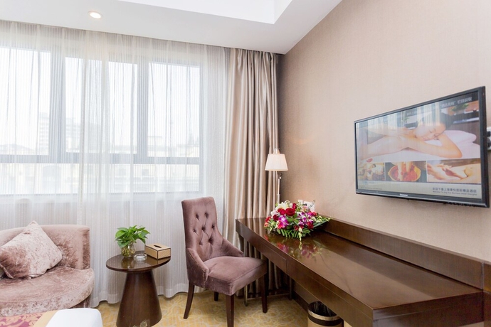 Imagen de la habitación del Hotel Shanghai Pudong Airport Yueshangju. Foto 13