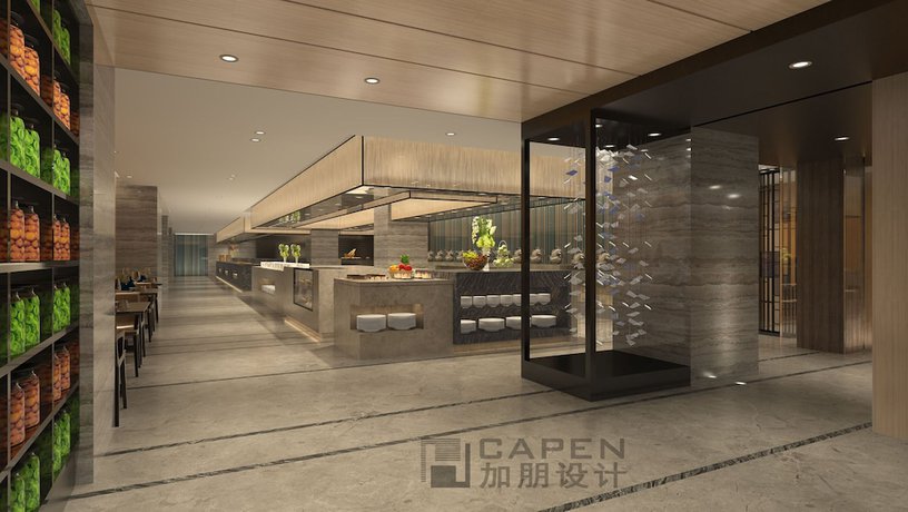 Imagen del bar/restaurante del Hotel Shanghai Pudong Theme Park Wassim. Foto 5
