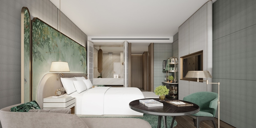 Imagen de la habitación del Hotel Shangri-La Nanshan, Shenzhen. Foto 8
