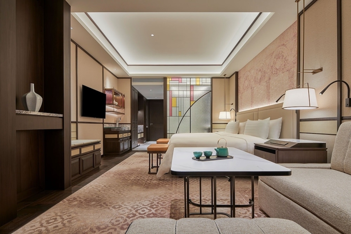 Imagen de la habitación del Hotel Shangri-La Qiantan, Shanghai. Foto 4