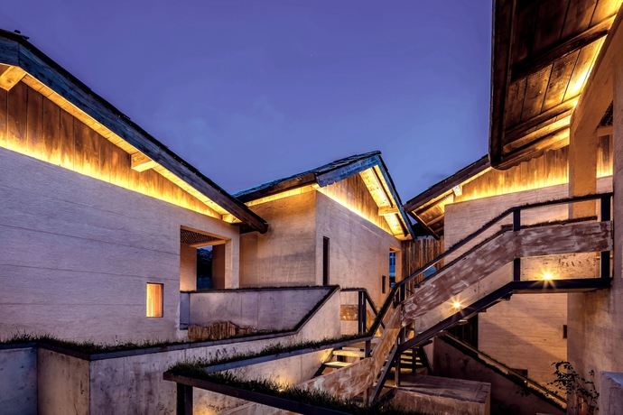 Imagen de los exteriores del Hotel Shangri-la Karesansui. Foto 14