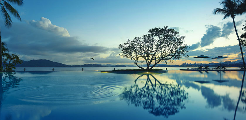 Imagen de la piscina del Hotel Shangri-la Tanjung Aru, Kota Kinabalu. Foto 18