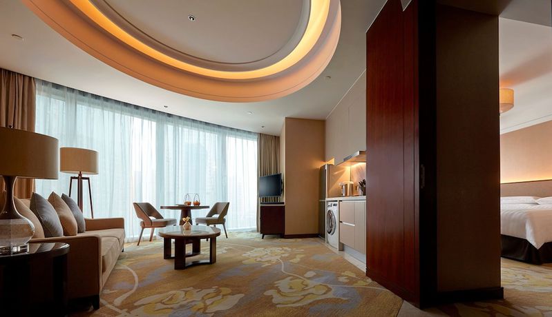 Imagen de la habitación del Hotel Shangri-la Yiwu. Foto 3